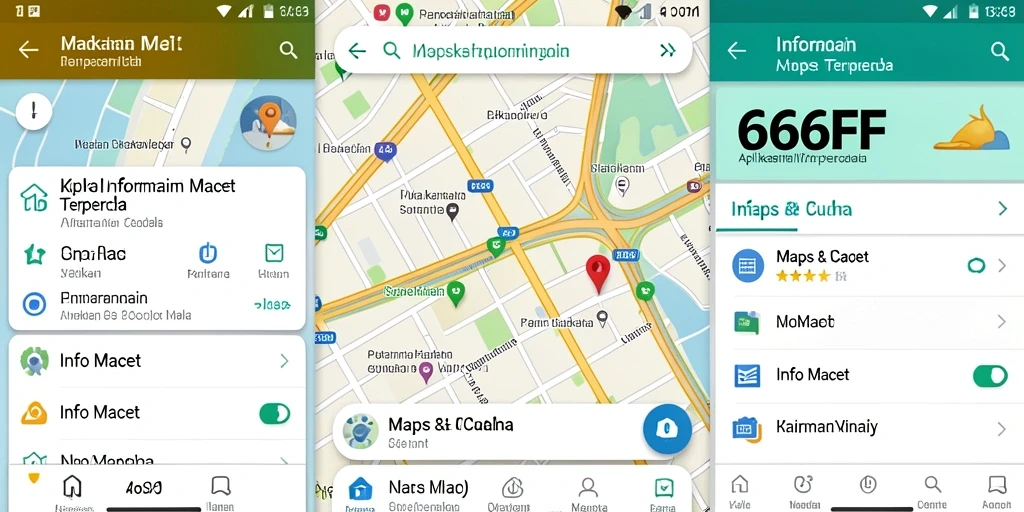 Antarmuka aplikasi 666FF yang memudahkan pengguna untuk melihat informasi macet.