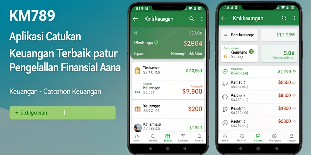 Antarmuka pengguna KM789 yang sederhana dan fungsional.