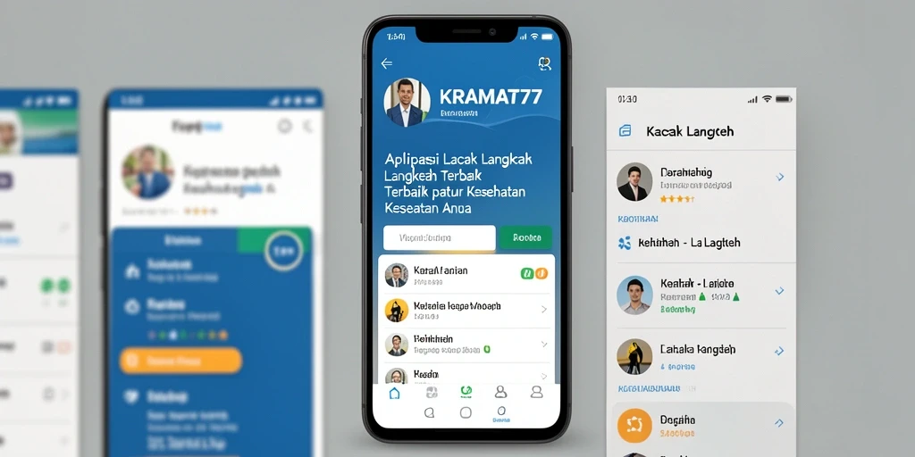 Antarmuka intuitif dan fitur lacak langkah yang efisien.