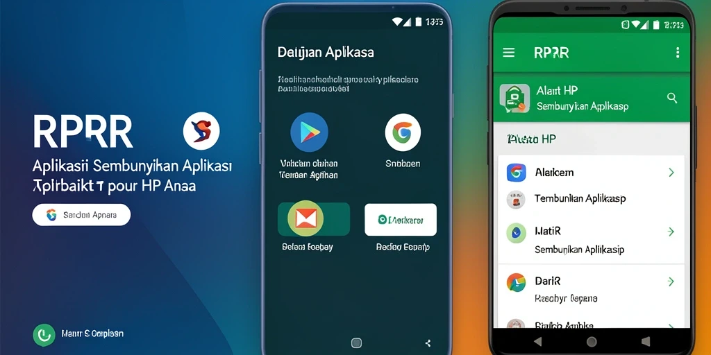 Antarmuka aplikasi RPRR yang modern dan sederhana.