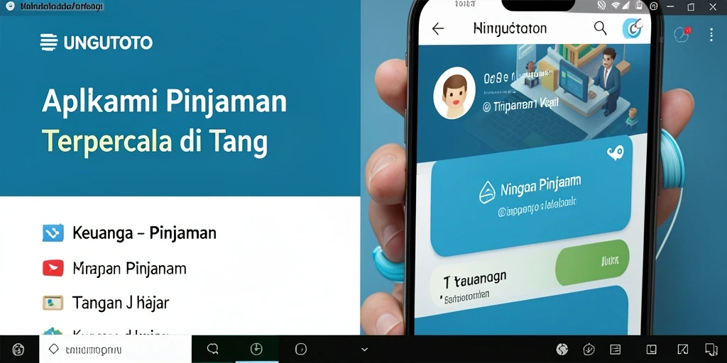 Tampilan antarmuka aplikasi UNGUTOTO yang user-friendly.